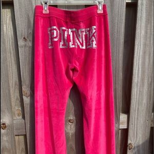 PINK Victoria Secret Velour Pants